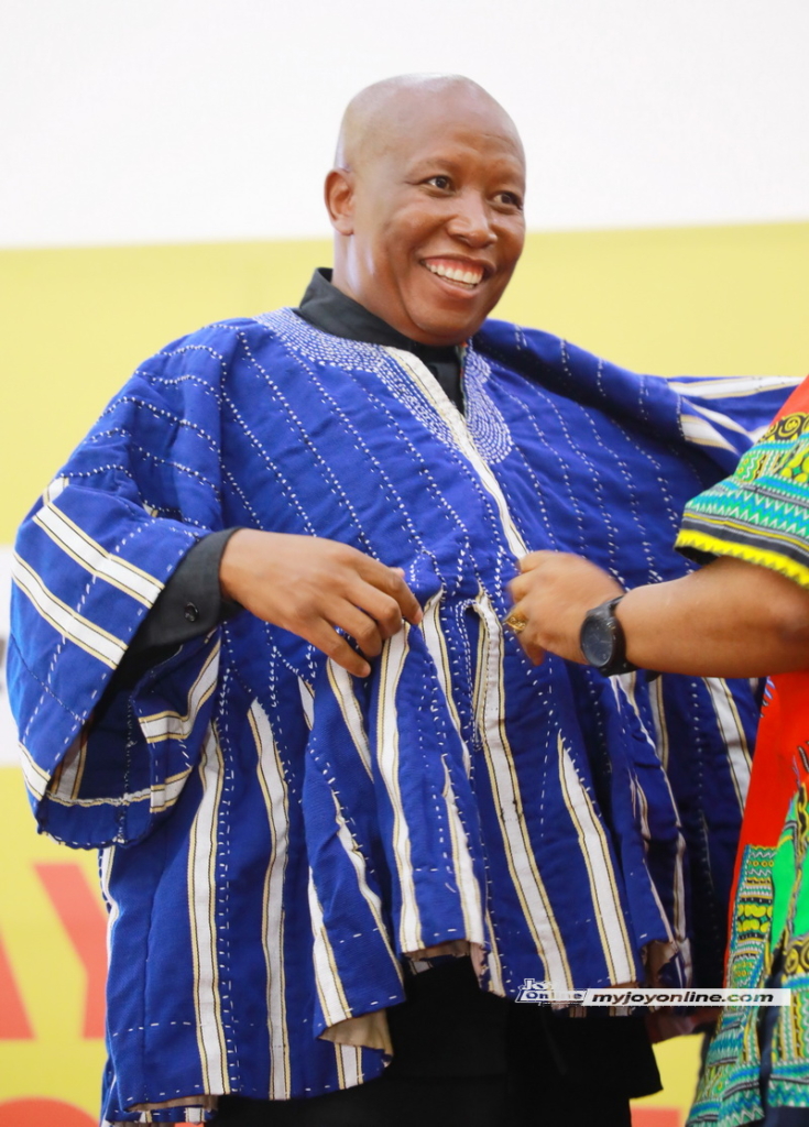 Arise Ghana Movement honours Julius Malema