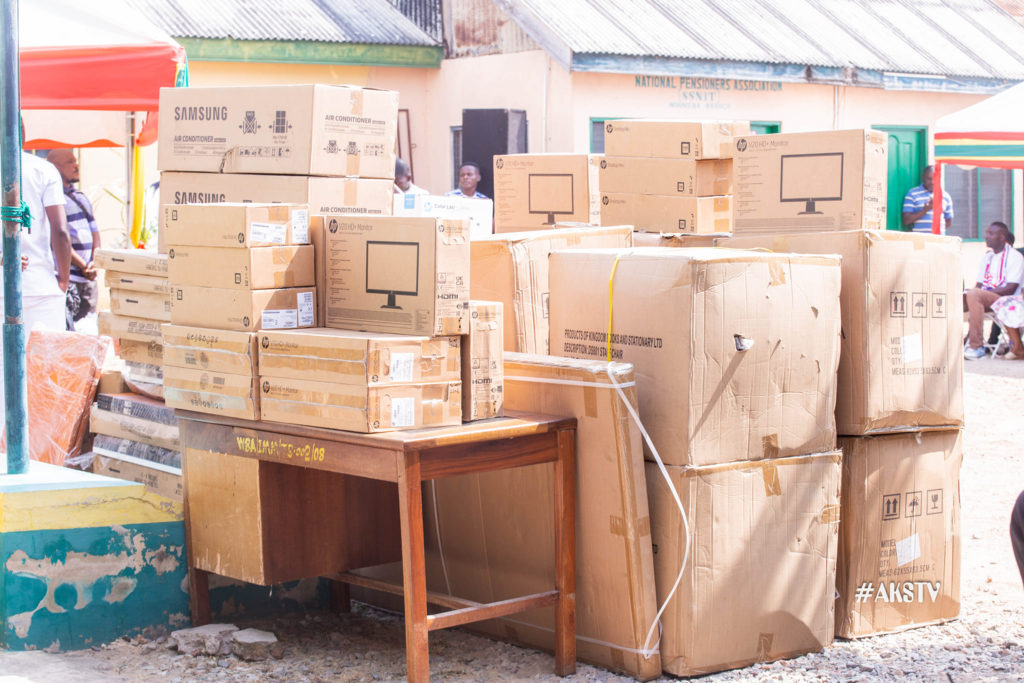 Afenyo-Markin donates office items to Ghana Immigration Service Effutu Sector Command