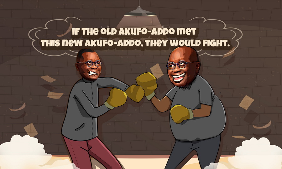 AKUFFO old vs new top