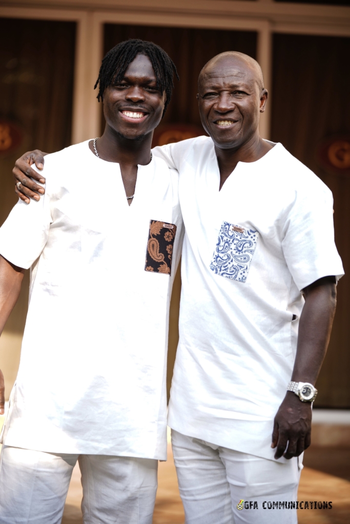 AFCON 2023: Black Stars players leave for Côte d’Ivoire in stylish kaftan outfits 4 Alidu