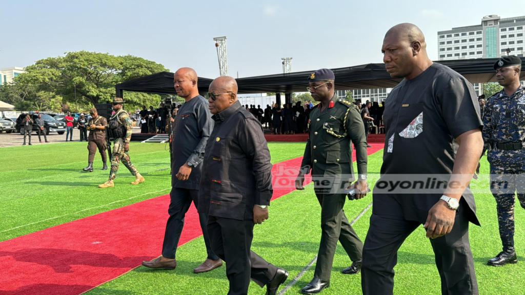 Photos from E.T. Mensah's state burial service