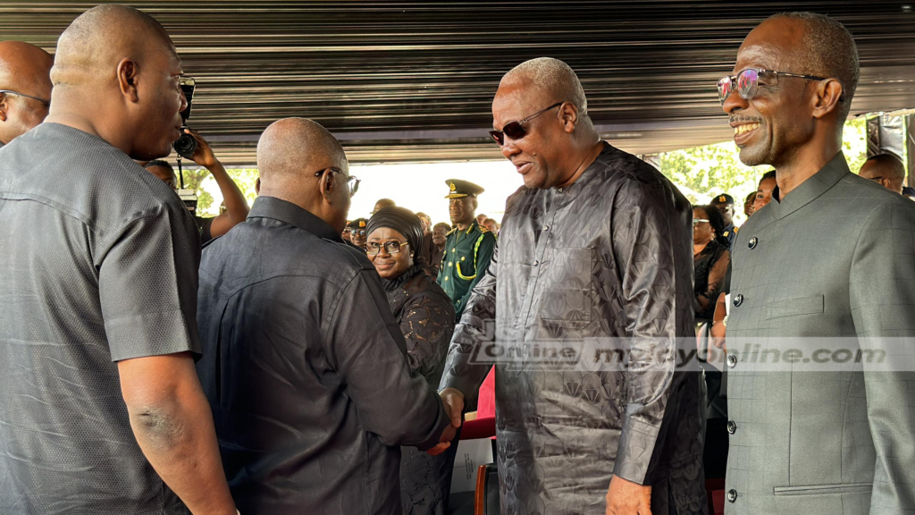 Photos from E.T. Mensah's state burial service