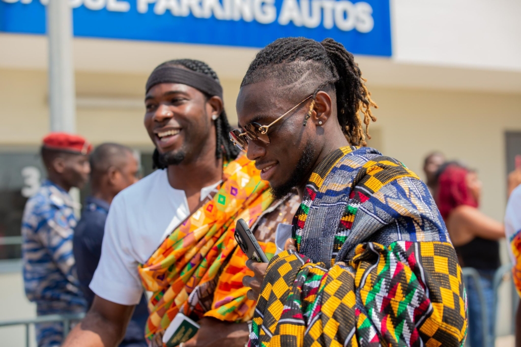 AFCON 2023: Black Stars slay traditional kente on arrival in Abidjan
