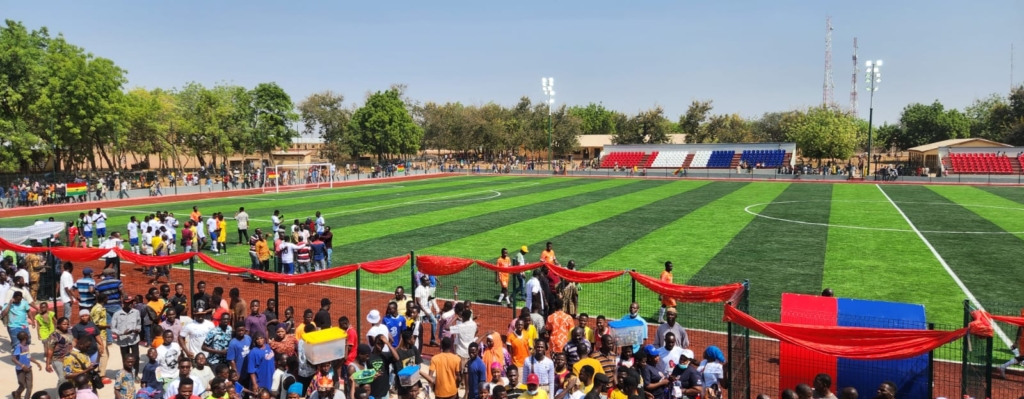 Black Stars legends storm Nalerigu as Bawumia commissions new sports complex