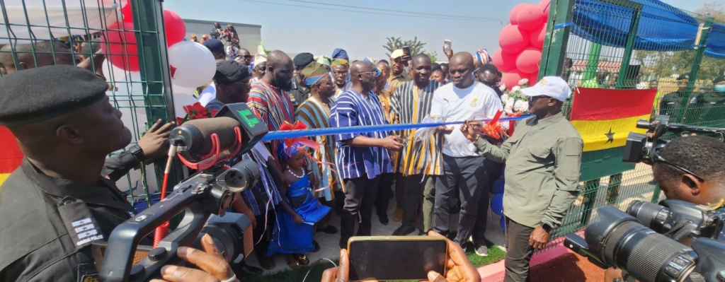 Black Stars legends storm Nalerigu as Bawumia commissions new sports complex