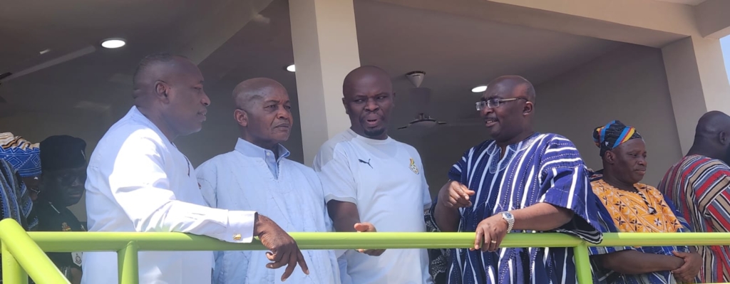 Black Stars legends storm Nalerigu as Bawumia commissions new sports complex