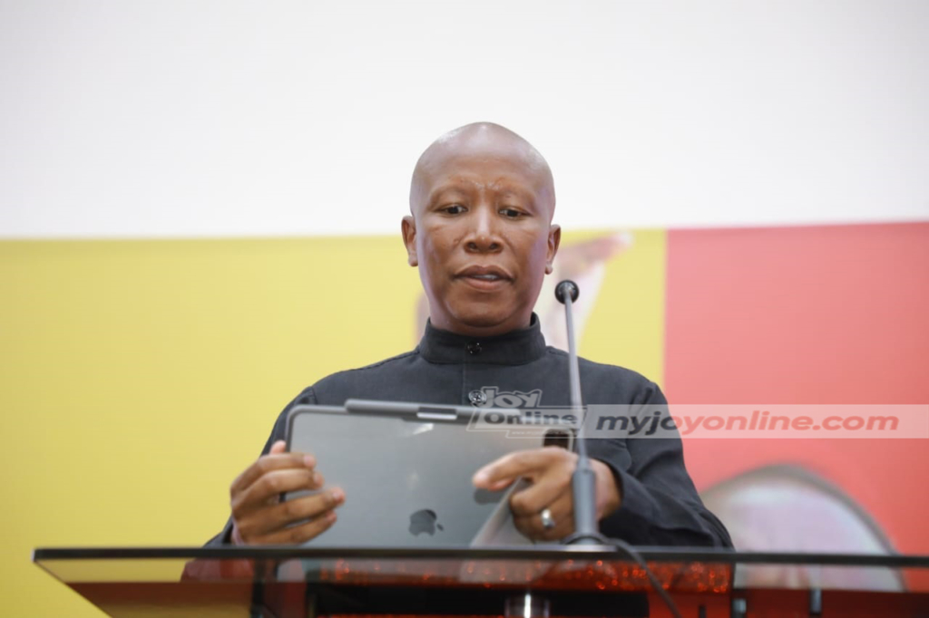 Photos: A day of dialogue with Julius Malema