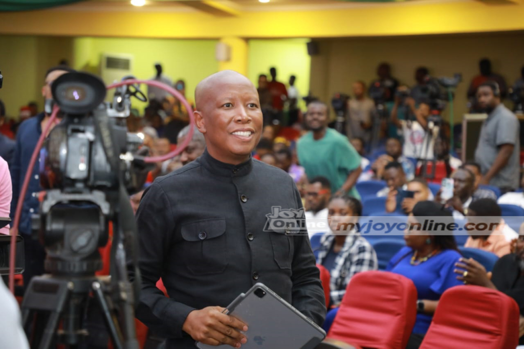 Photos: A day of dialogue with Julius Malema