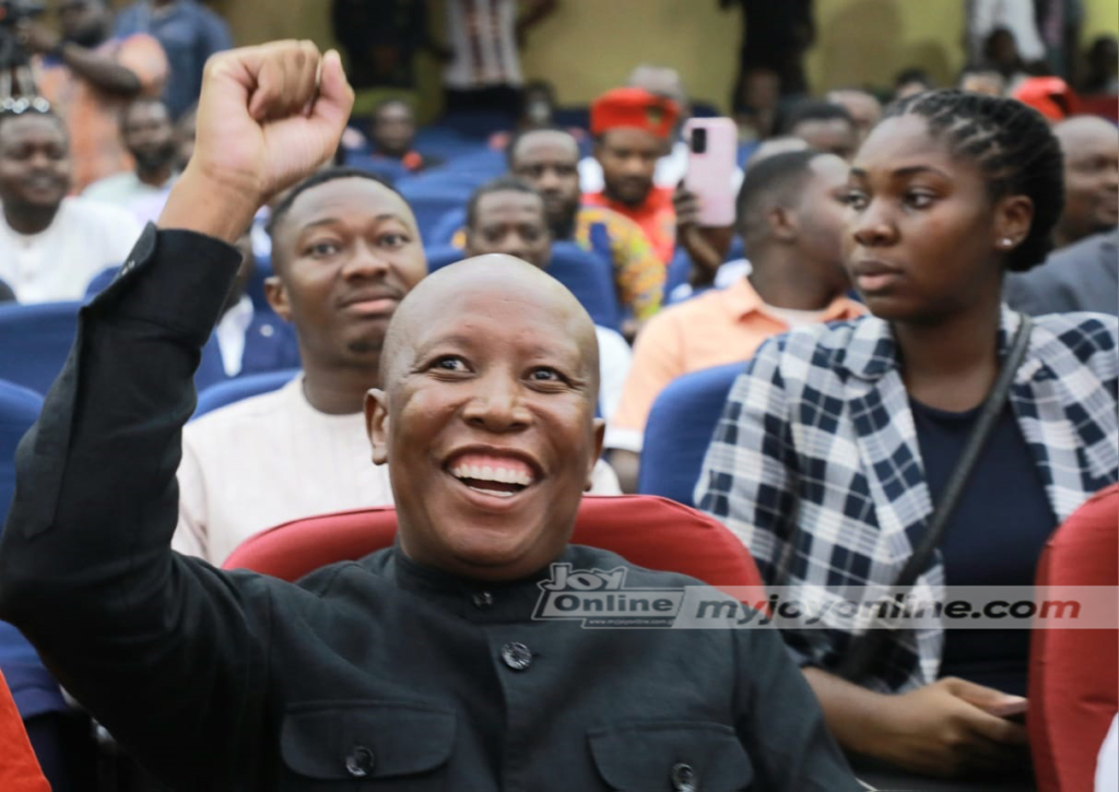 Photos: A day of dialogue with Julius Malema