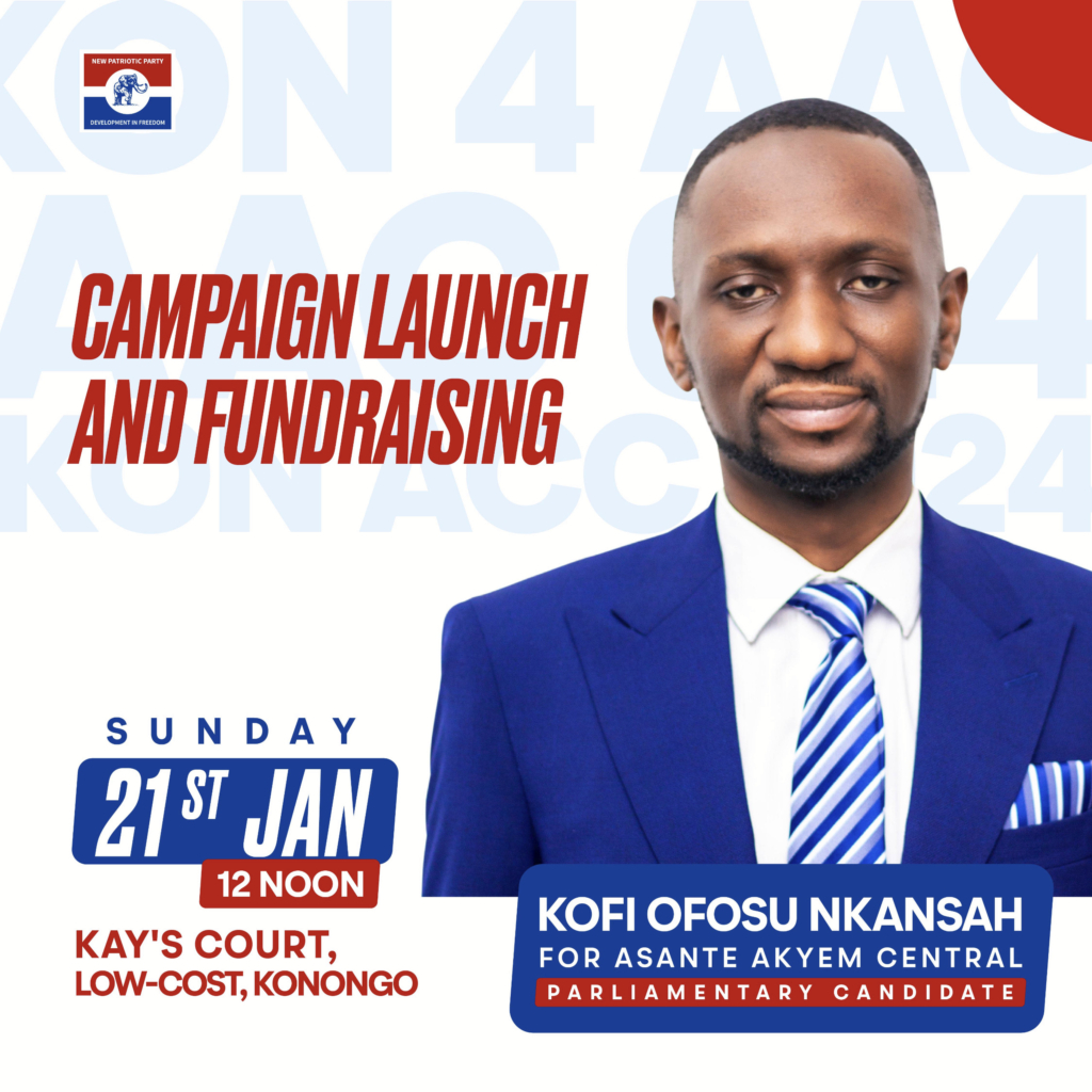 NPP primaries: Kofi Ofosu Nkansah to organise fundraising ceremony on January 21 - Vimarsana News
