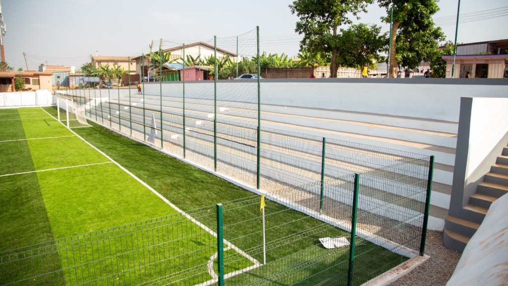 Nhyiaeso constituency gets first modern astroturf to boost sporting activities