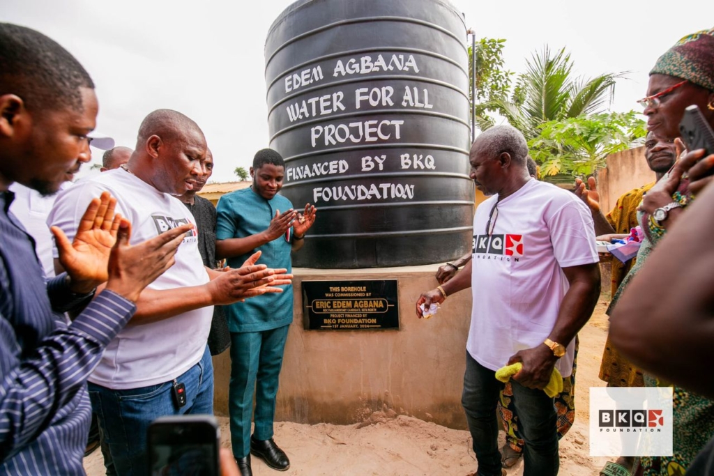 Edem Agbana launches 'Water For All Project' in Ketu North