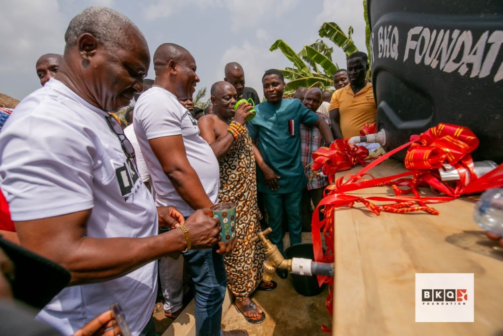 Edem Agbana launches 'Water For All Project' in Ketu North