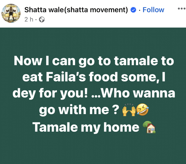 Chef Faila disappointed over Shatta Wale, others' absence at her cook-a-thon