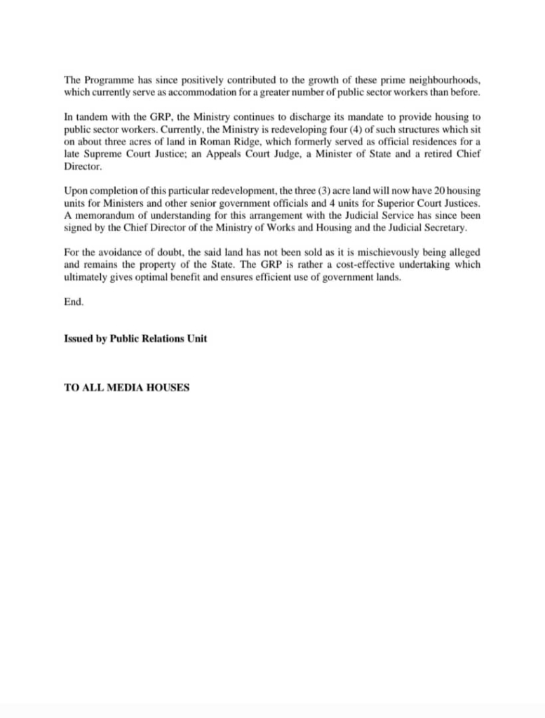 Asenso-Boakye was not involved in supposed sale of government property – Works and Housing Ministry clarifies 3 WhatsApp Image 2024 01 14 at 18.57.03