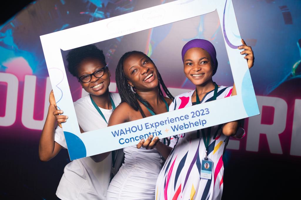 Concentrix + Webhelp Ghana celebrates end of year with WAHOU Time