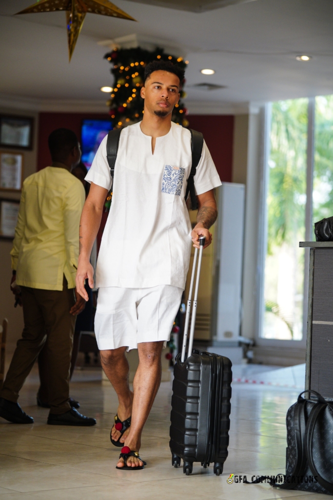 AFCON 2023: Black Stars players leave for Côte d’Ivoire in stylish kaftan outfits 3 Wollacott
