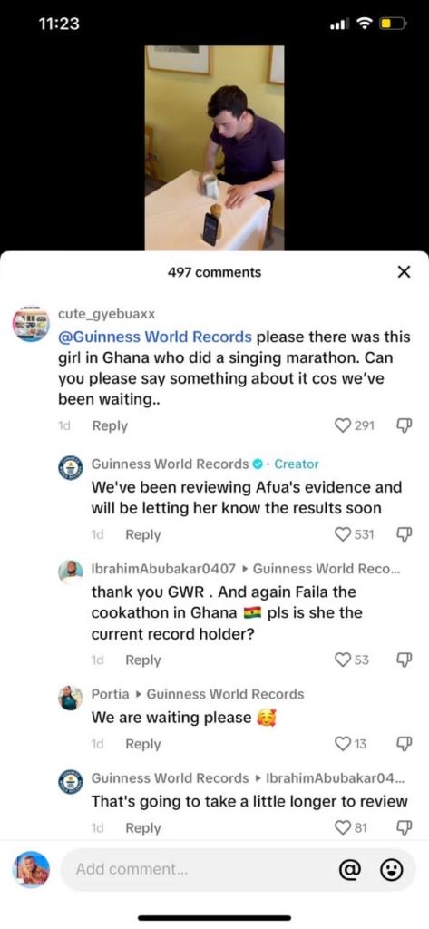 Guinness World Records responds to Afua Asantewaa