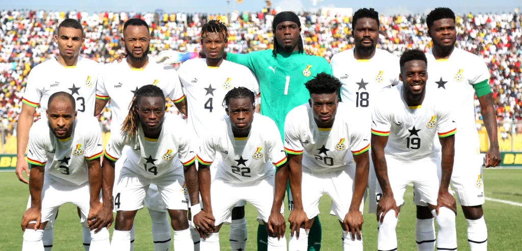 ghana team picture during the 2023 africa cup of nations qualifying match between ghana and angola