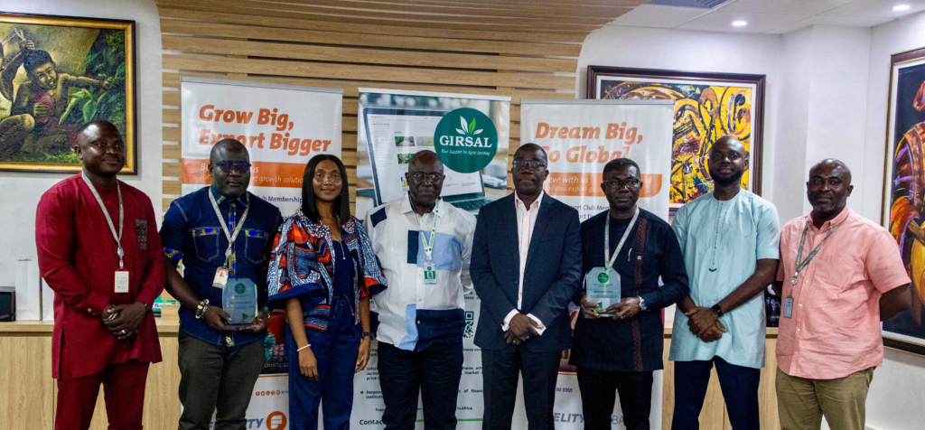 Fidelity Bank receives Awards from GIRSAL for Outstanding Contribution to Agricultural Sector