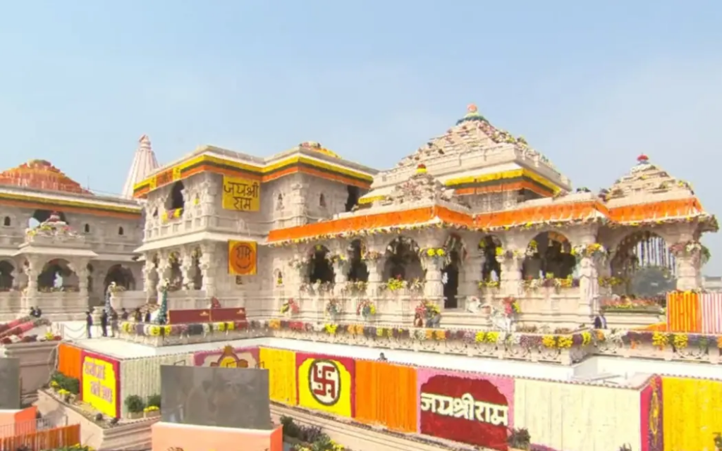 India PM Modi inaugurates Hindu temple on razed Babri mosque site