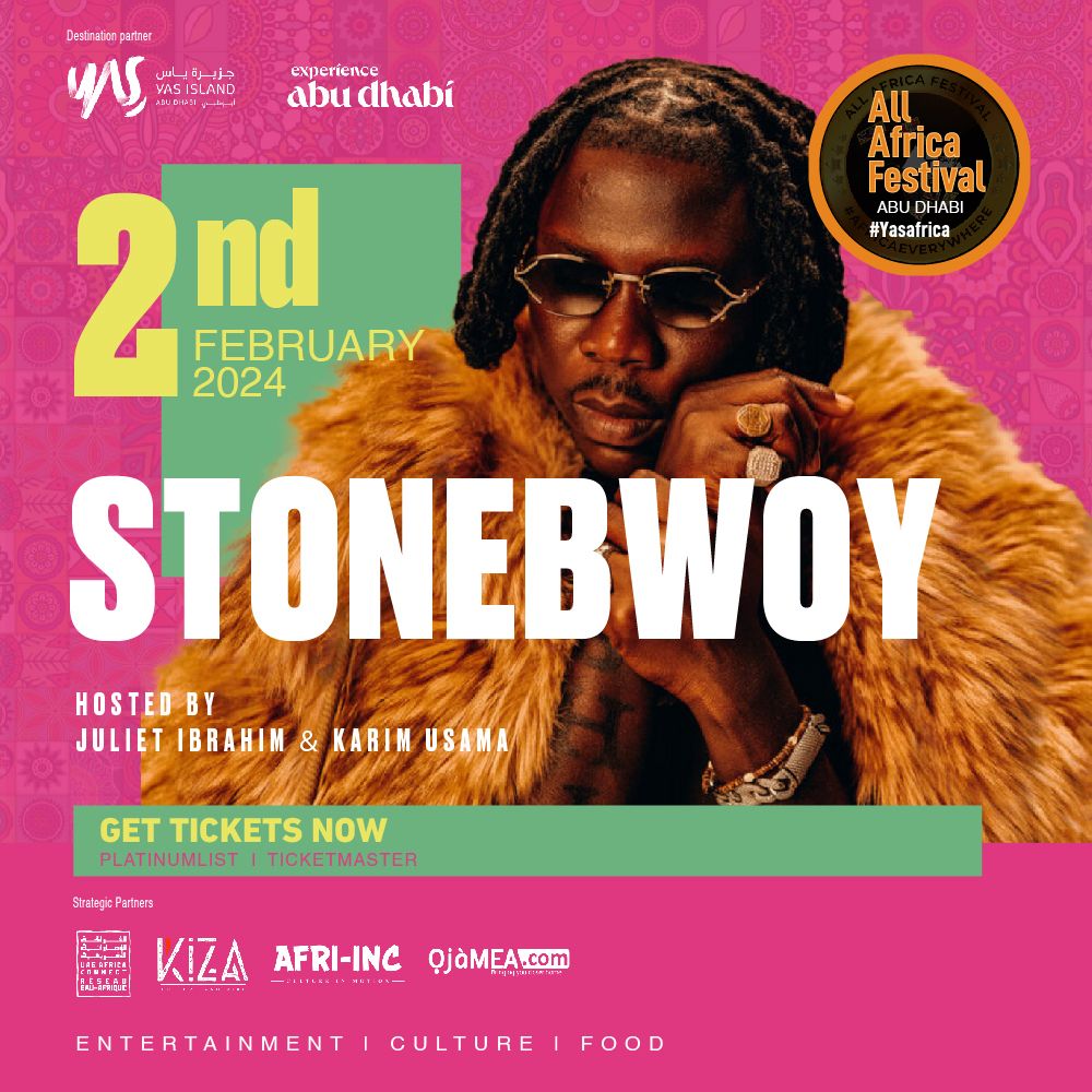 Stonebwoy to headline All Africa Festival in Abu Dhabi