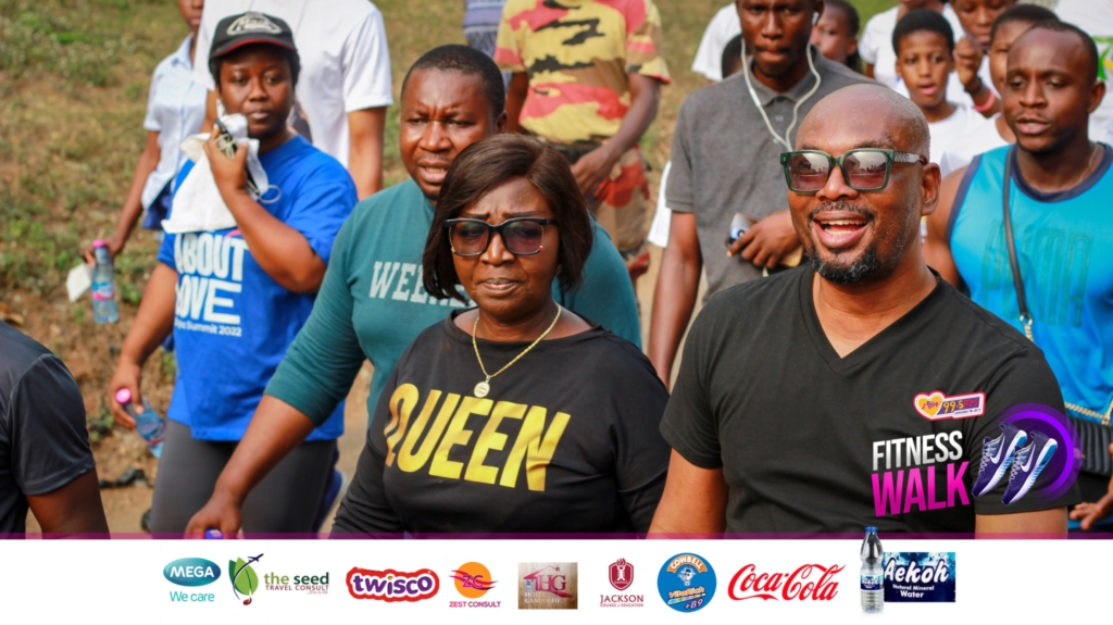 Thousands of Kumasi residents participate in Luv FM Fitness Walk 2024