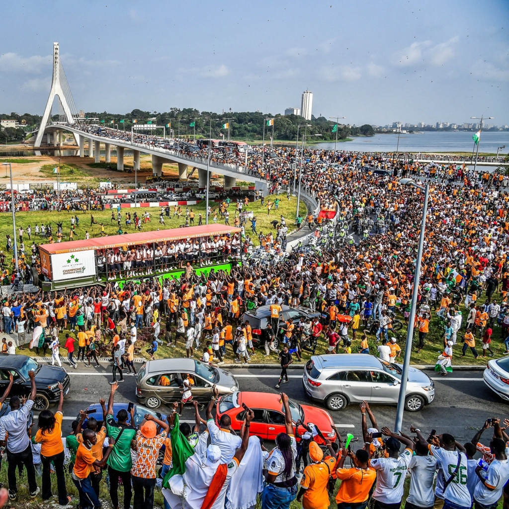 Video: Cote d'Ivoire hold colourful trophy parade after winning AFCON 2023