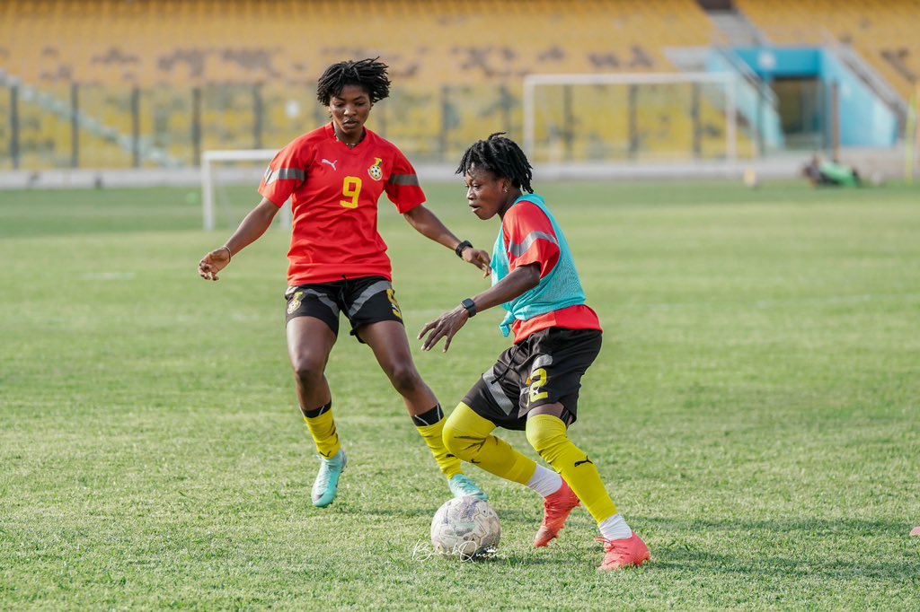 Paris 2024Q: Black Queens hold first training session ahead of first leg against Zambia
