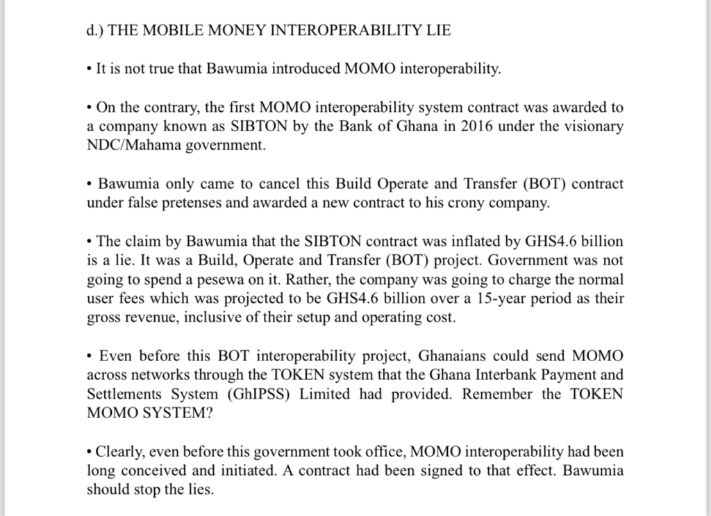 You didn’t introduce MoMo interoperability; it was started in 2016 - Sammy Gyamfi to Bawumia