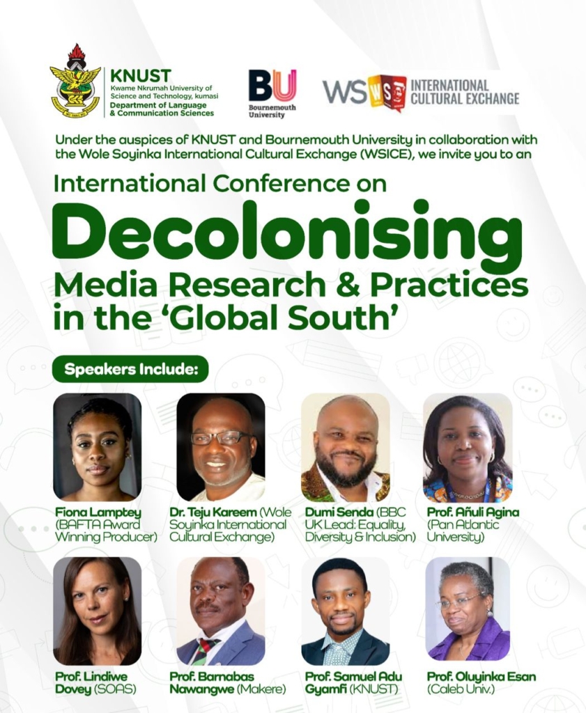 KNUST, BU and WSICE to develop new understandings of decolonisation in Media research practices