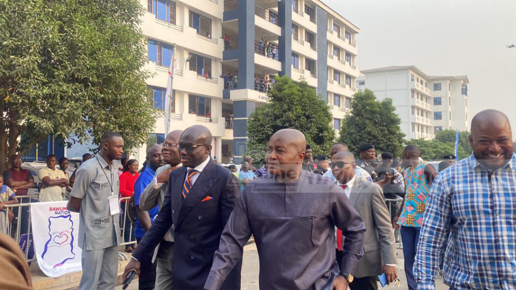 Photos: NPP MPs, bigwigs arrive at Bawumia's nation's address