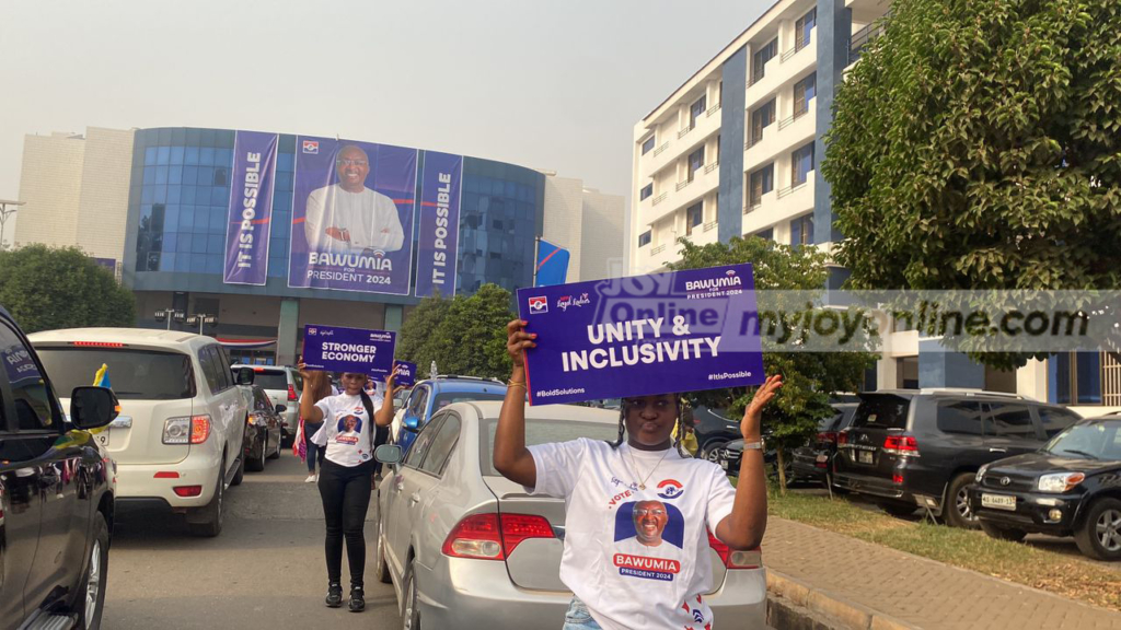 Photos: NPP MPs, bigwigs arrive at Bawumia's nation's address