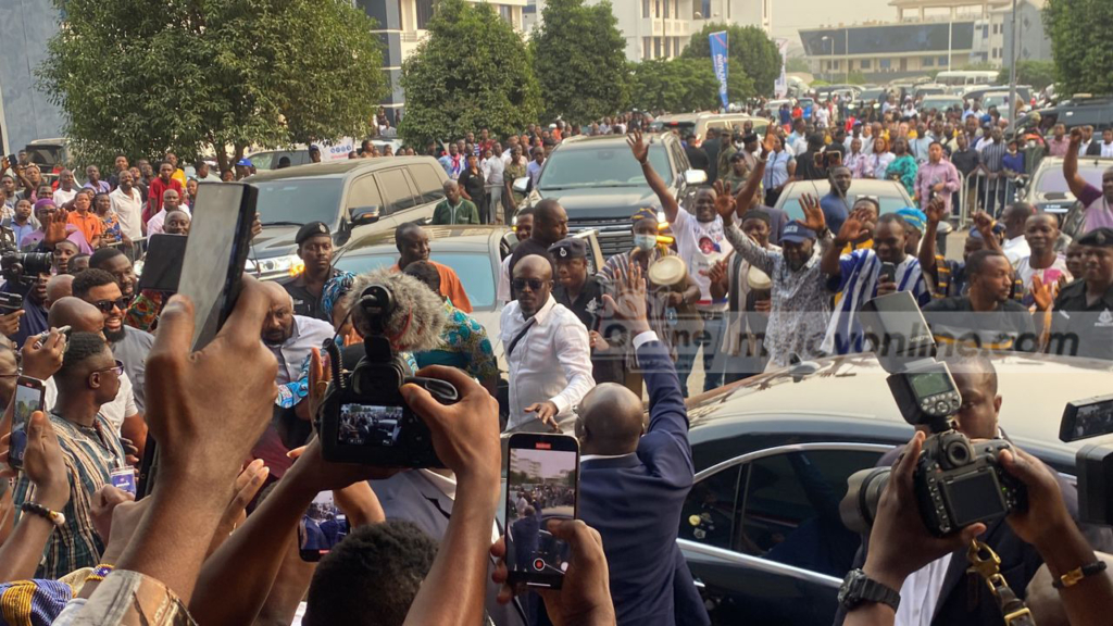 Photos: NPP MPs, bigwigs arrive at Bawumia's nation's address