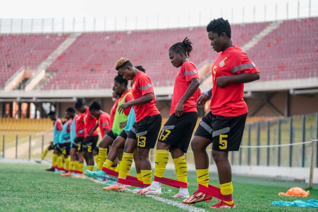 Paris 2024Q: Black Queens hold first training session ahead of first leg against Zambia