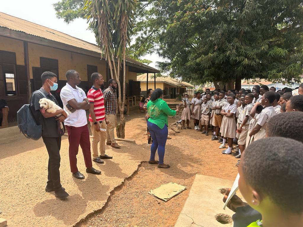Tafo schools get lessons[ in rabies prevention from veterinary officers