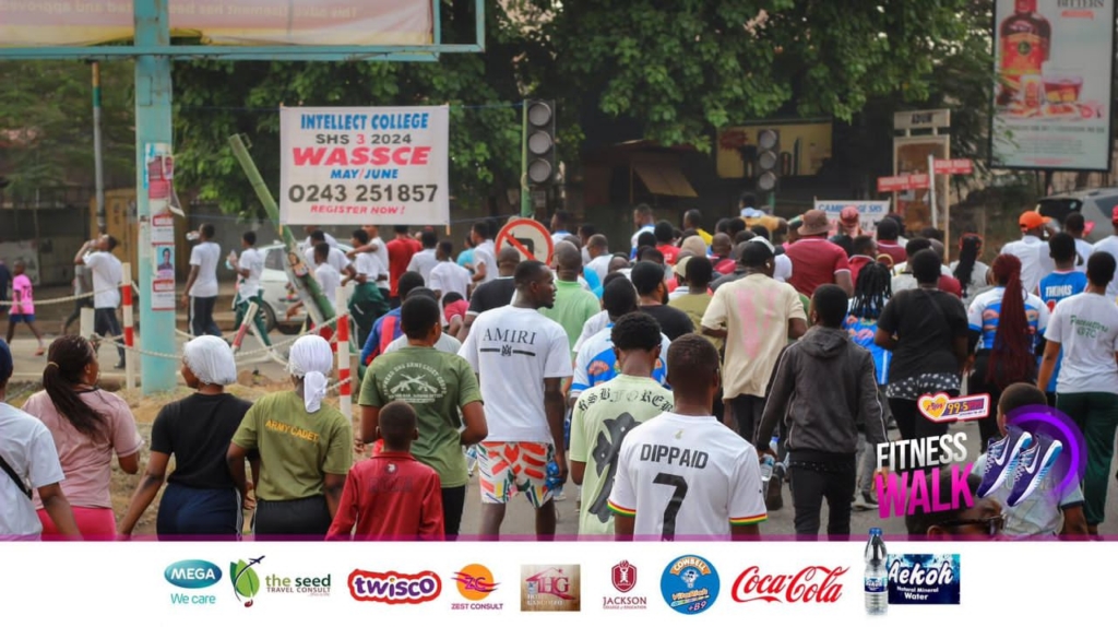 Thousands of Kumasi residents participate in Luv FM Fitness Walk 2024