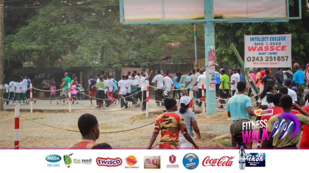 Thousands of Kumasi residents participate in Luv FM Fitness Walk 2024