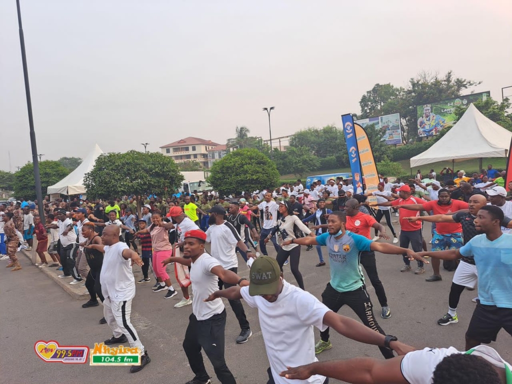 Thousands of Kumasi residents participate in Luv FM Fitness Walk 2024