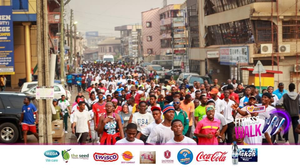 Thousands of Kumasi residents participate in Luv FM Fitness Walk 2024