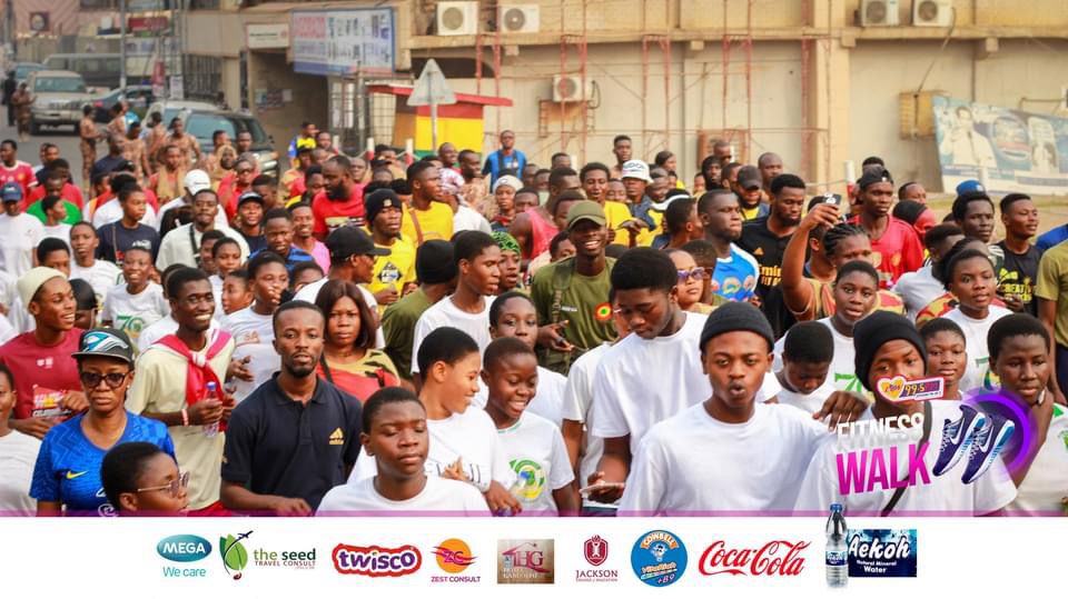 Thousands of Kumasi residents participate in Luv FM Fitness Walk 2024
