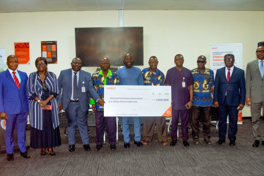SSNIT donates GH¢1m for pensioners’ healthcare
