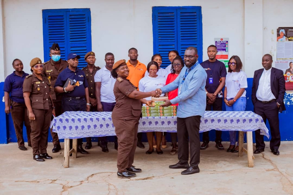 Ghana Post celebrates Vals Day with inmates of the Senior Boys Correctional Centre