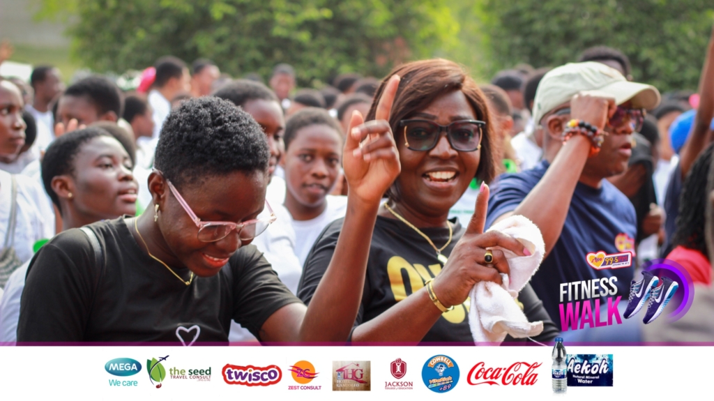 Thousands of Kumasi residents participate in Luv FM Fitness Walk 2024