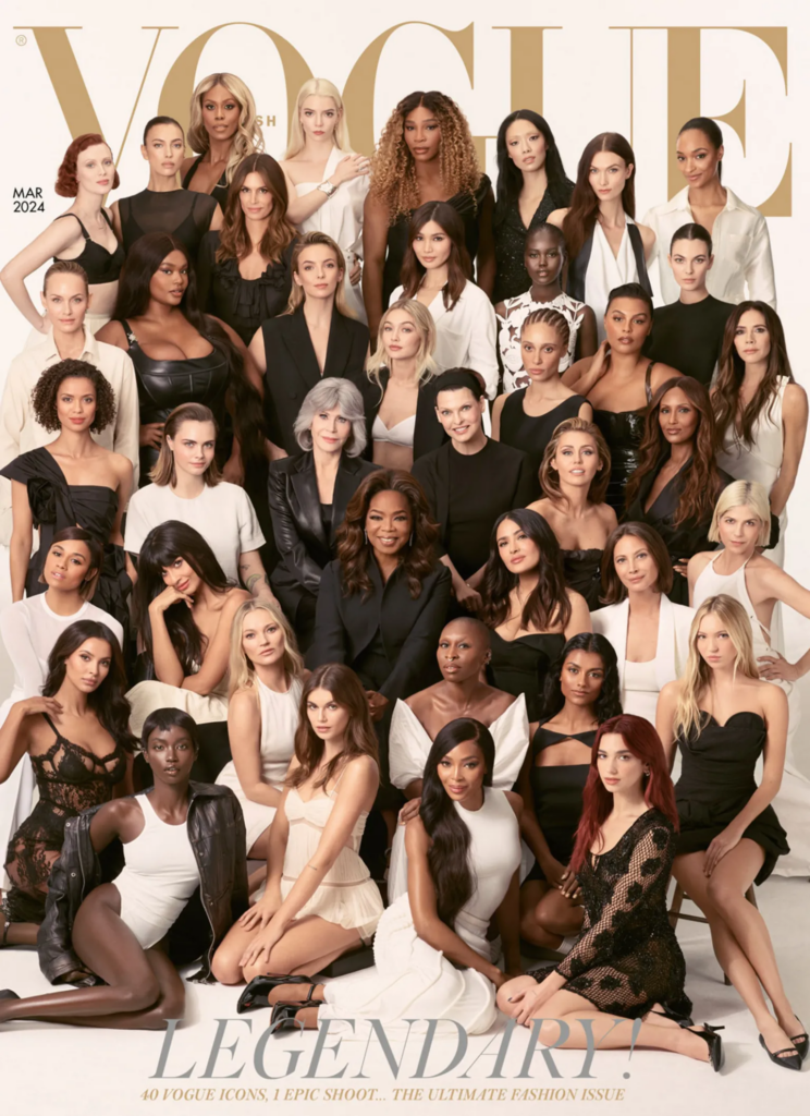 Fashion icons assemble for Edward Enninful's last British Vogue cover