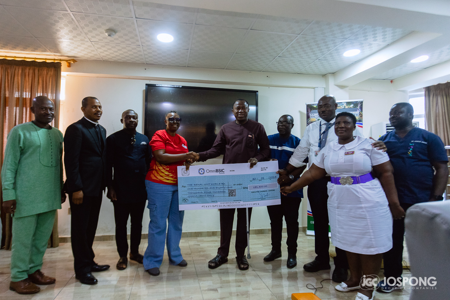 Jospong Group Supports 3 Dialysis Units with GH¢500K - Vimarsana News