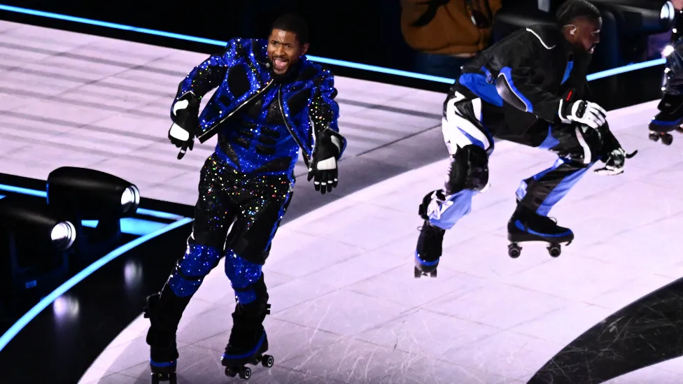 Usher brings out Alicia Keys, Lil Jon, Ludacris, more for thrilling Super Bowl halftime performance