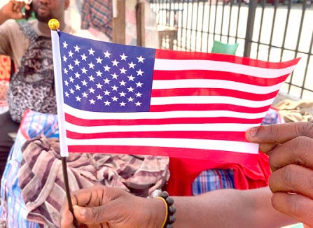 'Flag Akwankyerɛ' Travel prophesy leads to US flag shortage in Ghana