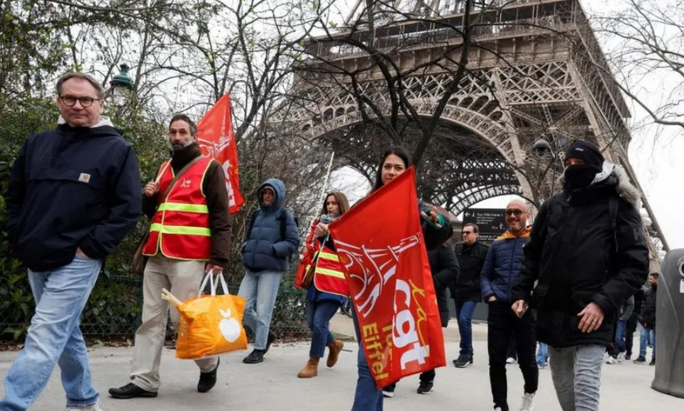 Eiffel Tower in Paris set to reopen after six-day strike