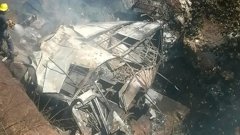 Girl, 8, only survivor as 45 killed in bus crash in South Africa